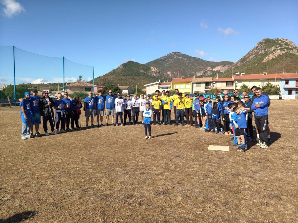 Foto 1 – Baseball per ciechi (BXC) al campo "E. Fini" di Domusnovas